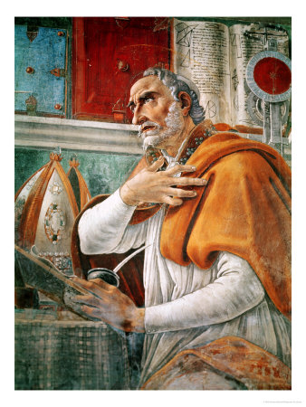 Botticelli St Augustine in His Cell